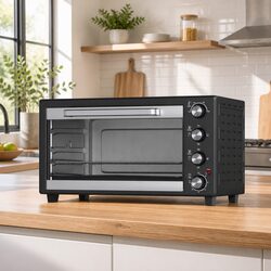 60L Convection Oven Electric Fryer Portable Kitchen Baking Roasting Grilling