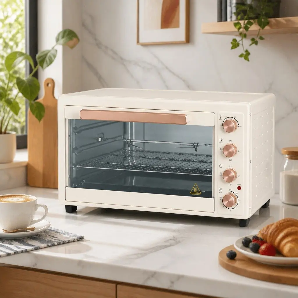60L Convection Oven Electric Countertop for Baking Grilling Roasting and Rotisserie Cooking