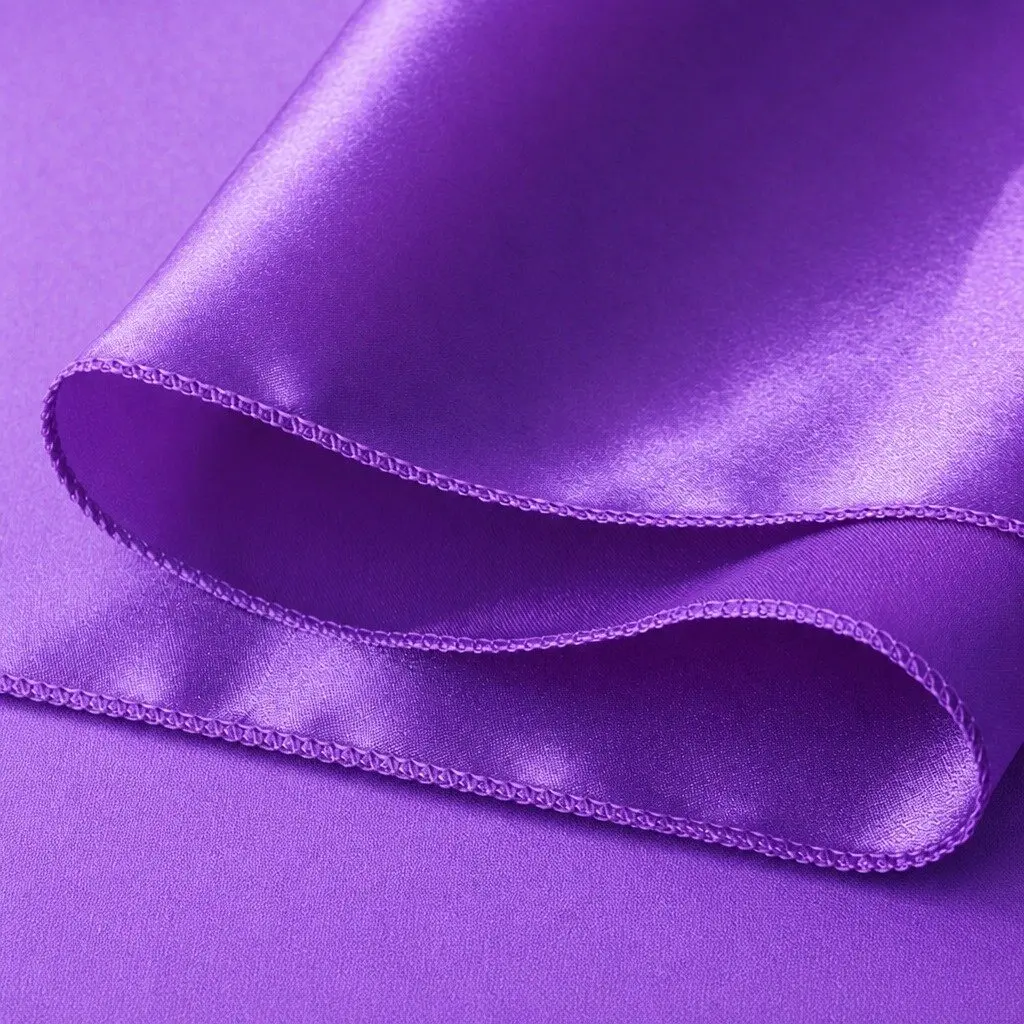 Satin Chair Sashes for Weddings and Events 278x18cm Lavender 50 Piece
