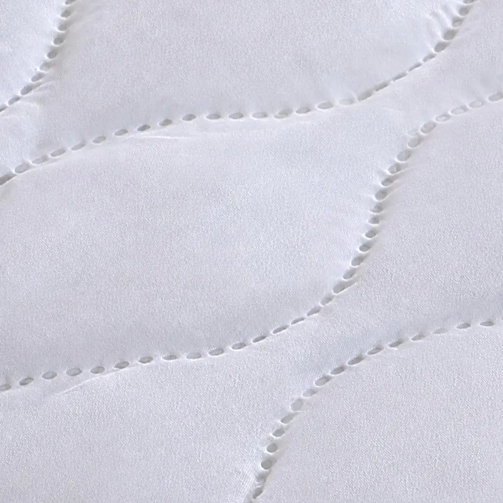 Single Fitted Waterproof Mattress Protector Dust Mite Allergen Prevention