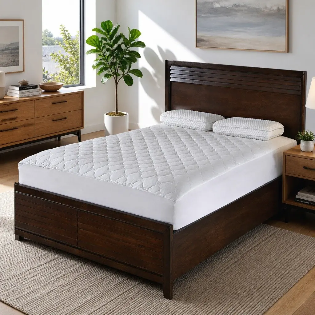 Waterproof Fitted Mattress Protector for Super King Beds