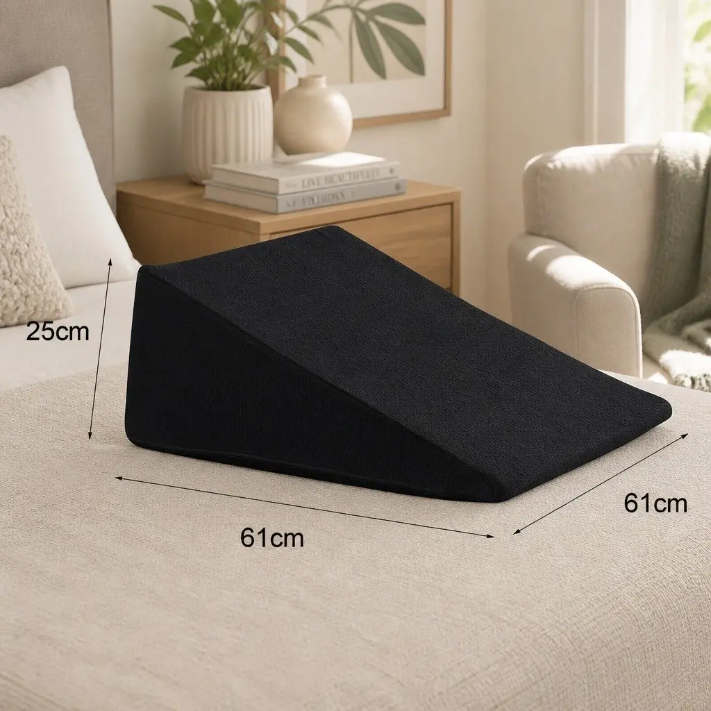 61x61x25 cm Cool Gel Memory Foam Wedge Pillow