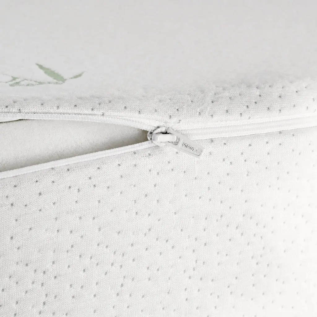 Wedge Pillow Memory Foam Support Back Legs Lounging Sleeping White 30cm
