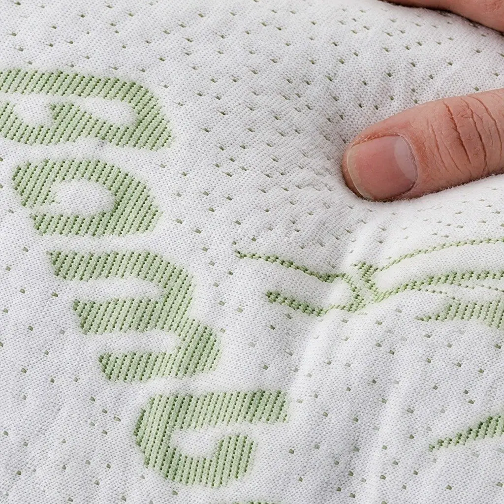 Memory Foam Pillow Bamboo Fabric Cover Neck Support Pressure Relief Sleep
