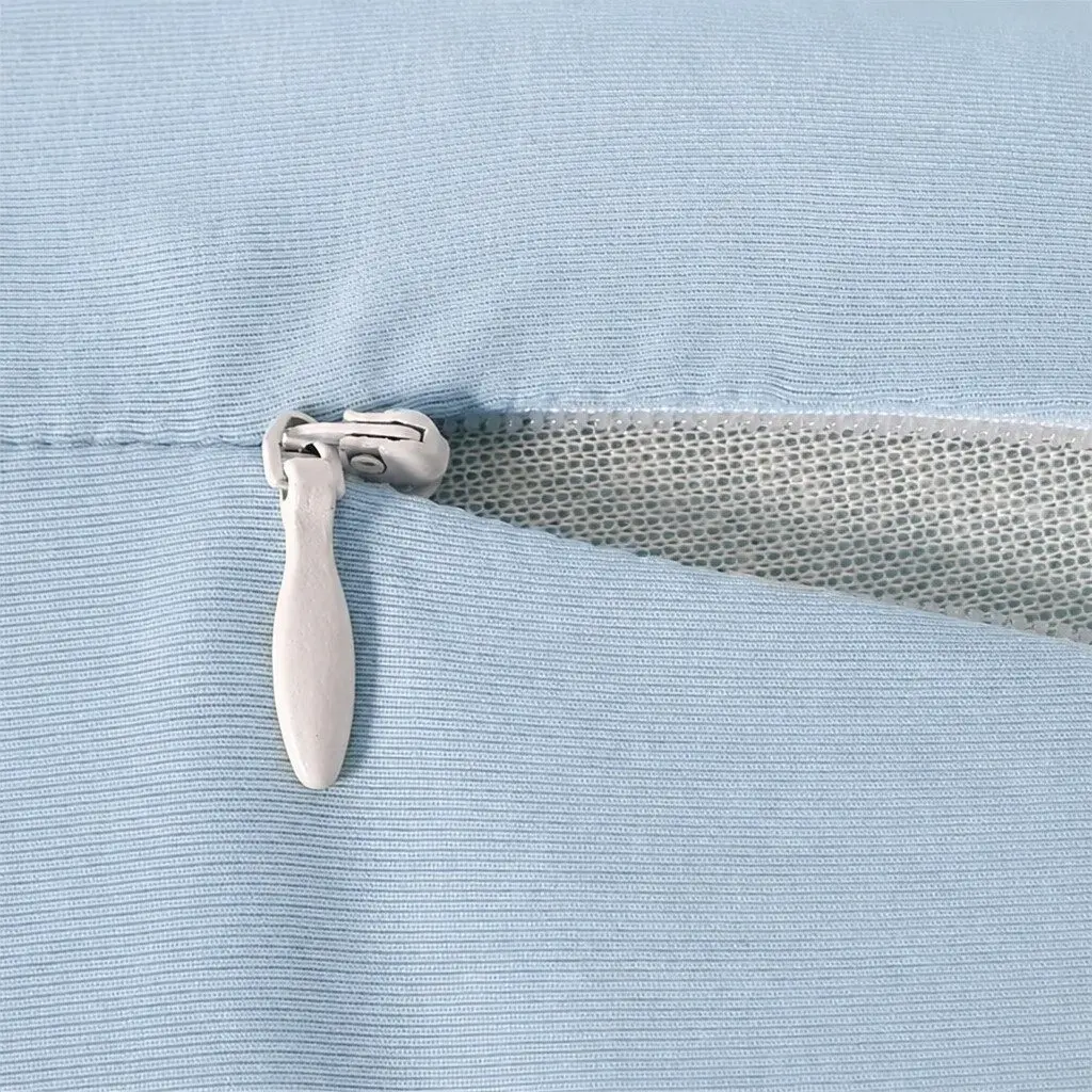 Pregnancy Pillow Full Body Maternity Support Adjustable Belly Blue 40cm x 24cm x 12cm