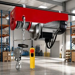 Specifications-Rich Electric Hoist Winch 400/800KG 18M Rope