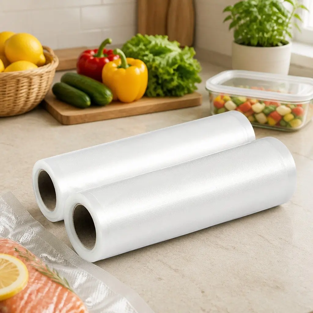 Vacuum Food Sealer Rolls 10 Pack Storage Kitchen Fresh Preserve Freezer Safe