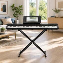 88 Key Electronic Piano Keyboard Digital Touch Sensitive with Stand Sustain