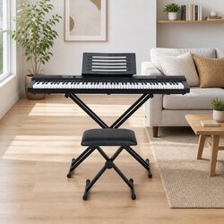 Factual Details of an 88-Key Electronic Piano Keyboard