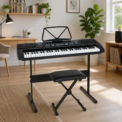 61-Key Electronic Keyboard Specs: Portable Music Instrument
