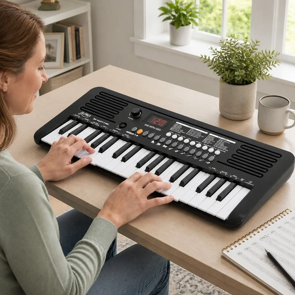37-Key Digital Piano Keyboard for Beginners Portable Size