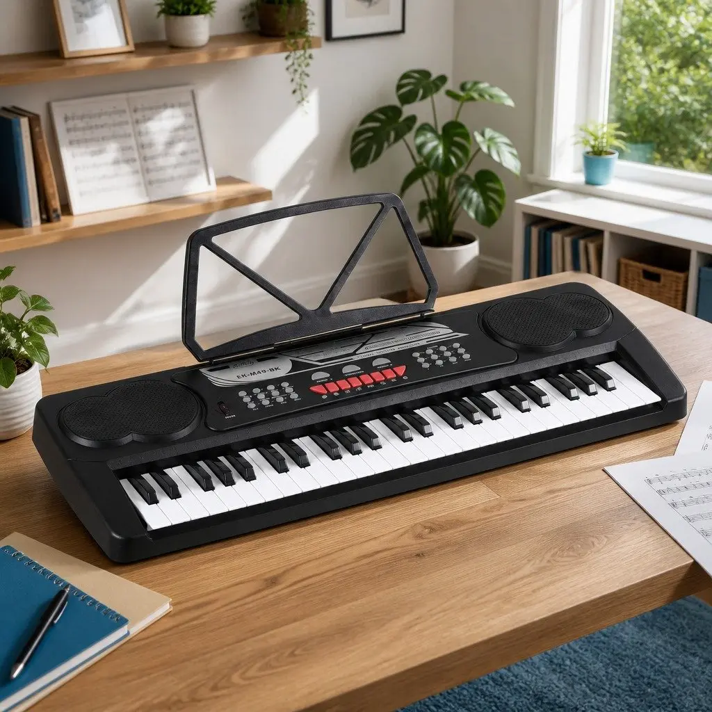 49 Key Electronic Keyboard Portable Digital Piano for Musicians 745 x 262 x 83 mm