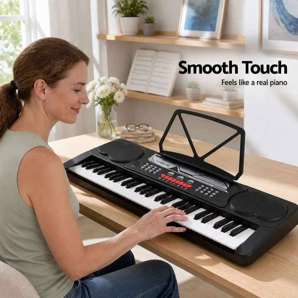 49 Key Electronic Keyboard Portable Digital Piano for Musicians 745 x 262 x 83 mm
