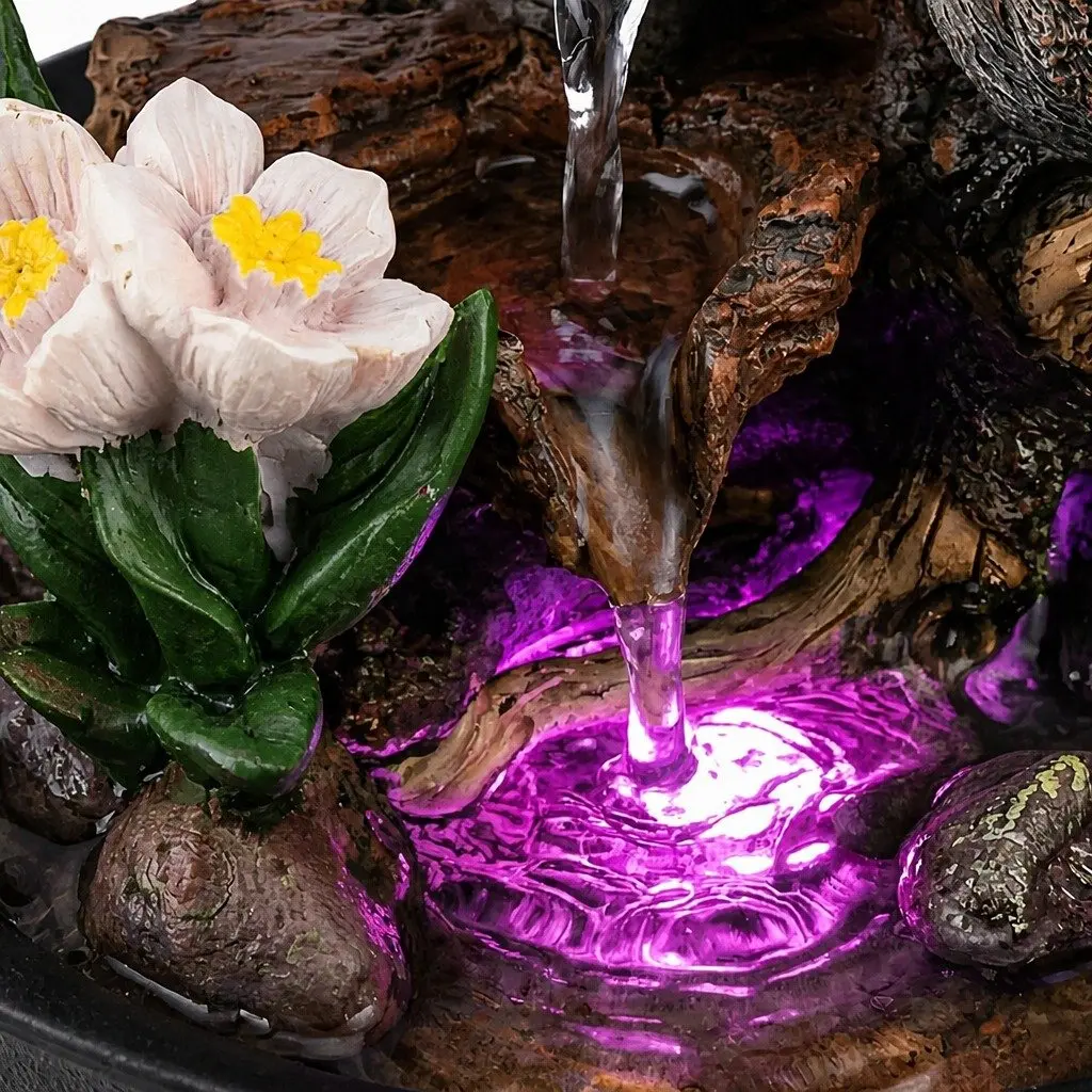 Tabletop Water Fountain Indoor Use 21cm x 21cm x 26.5cm