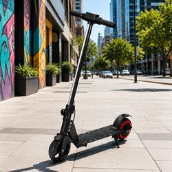 Electric Scooter: 130W Motor, 5km Range, 77x12x92cm