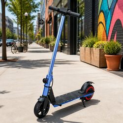 Electric Scooter Specs: 130W Motor, 77x12x92cm Dimensions