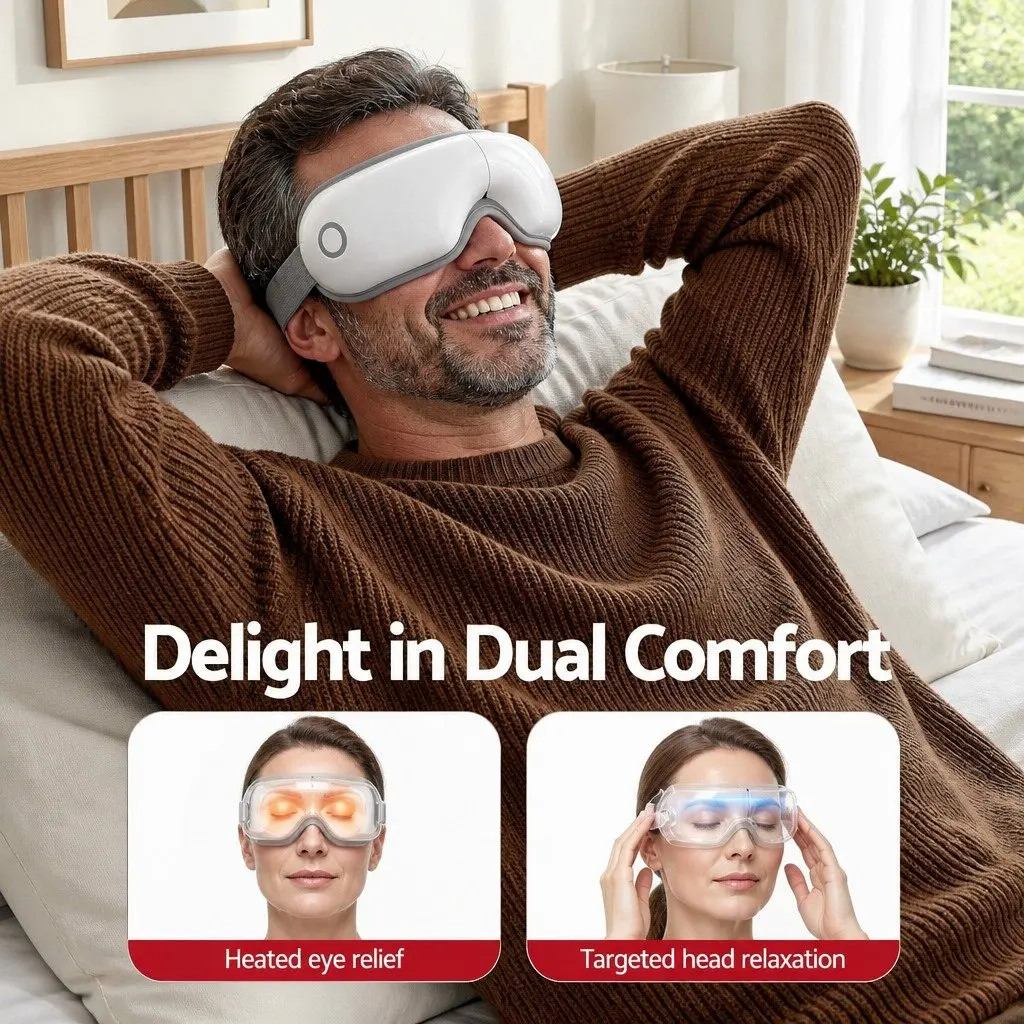 Eye Massager with Bluetooth and Heating