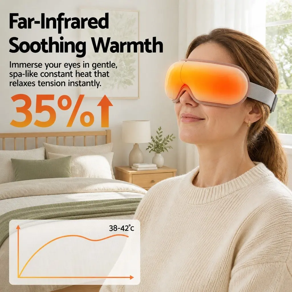 Eye Massager with Bluetooth and Heating