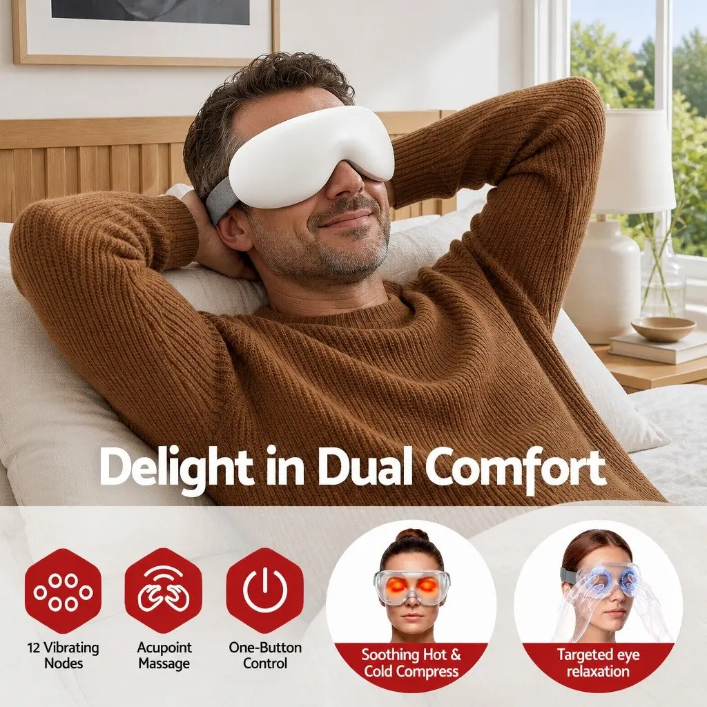 Eye Massager with Hot Cold Compress
