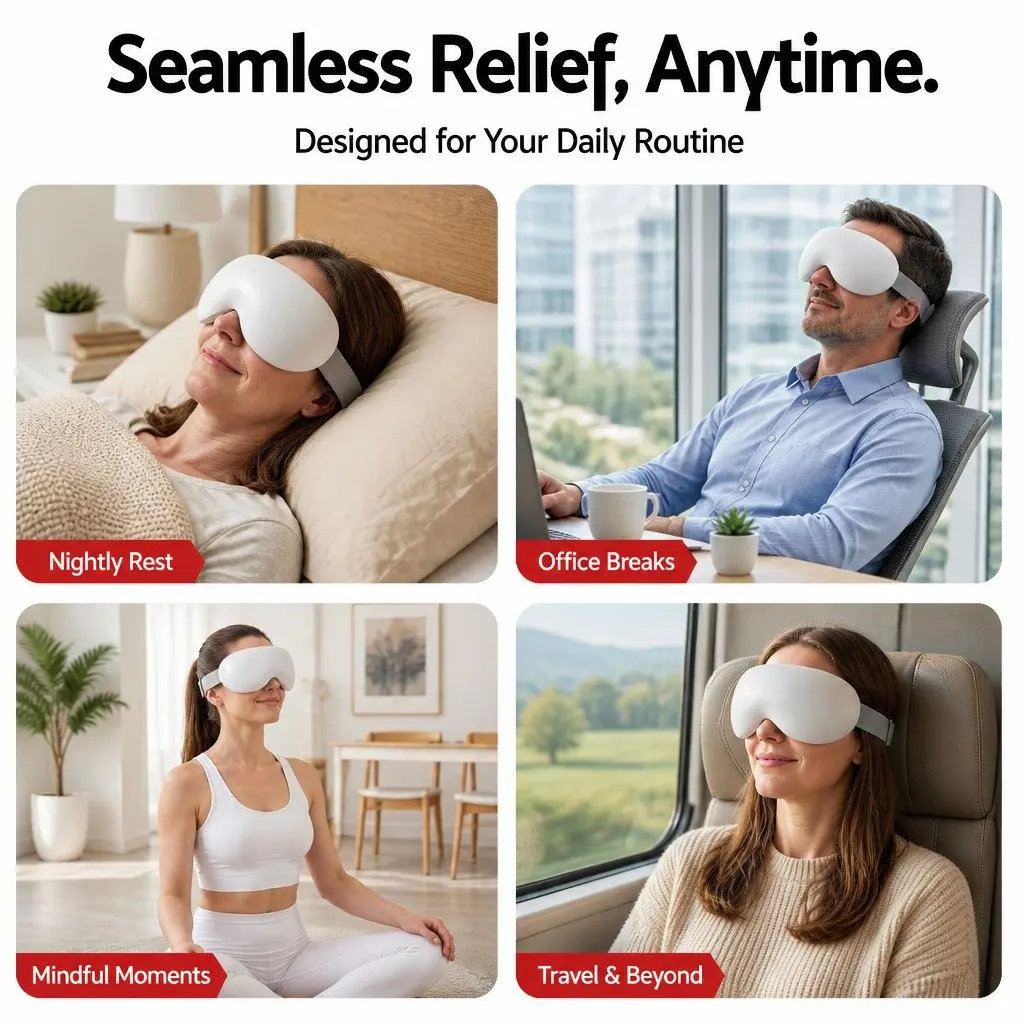 Eye Massager with Hot Cold Compress