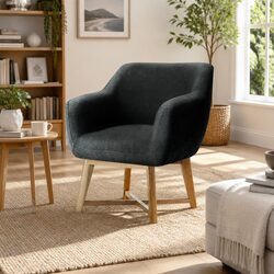 High-Resilience Foam Armchair - Dimensions 67cm W