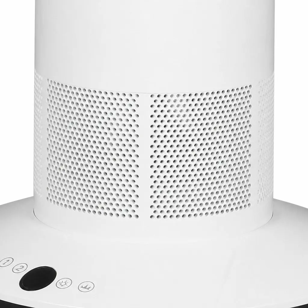Bladeless Tower Fan for Home Office 35W Portable Quiet Remote Control