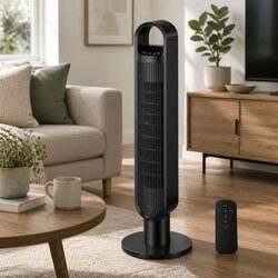 Specifications of Portable Bladeless Tower Fan 80° Swivel