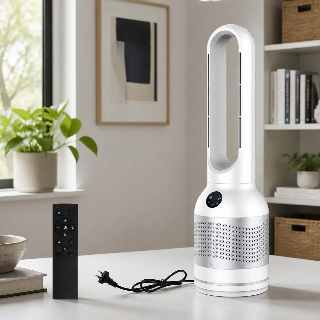 Bladeless Fan Cooler Heater Air Purifier