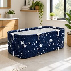 Navy Blue Foldable Bathtub - Specifications and Details