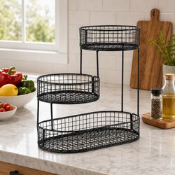 3-Tier Fruit Basket Bowl Specifications and Features
