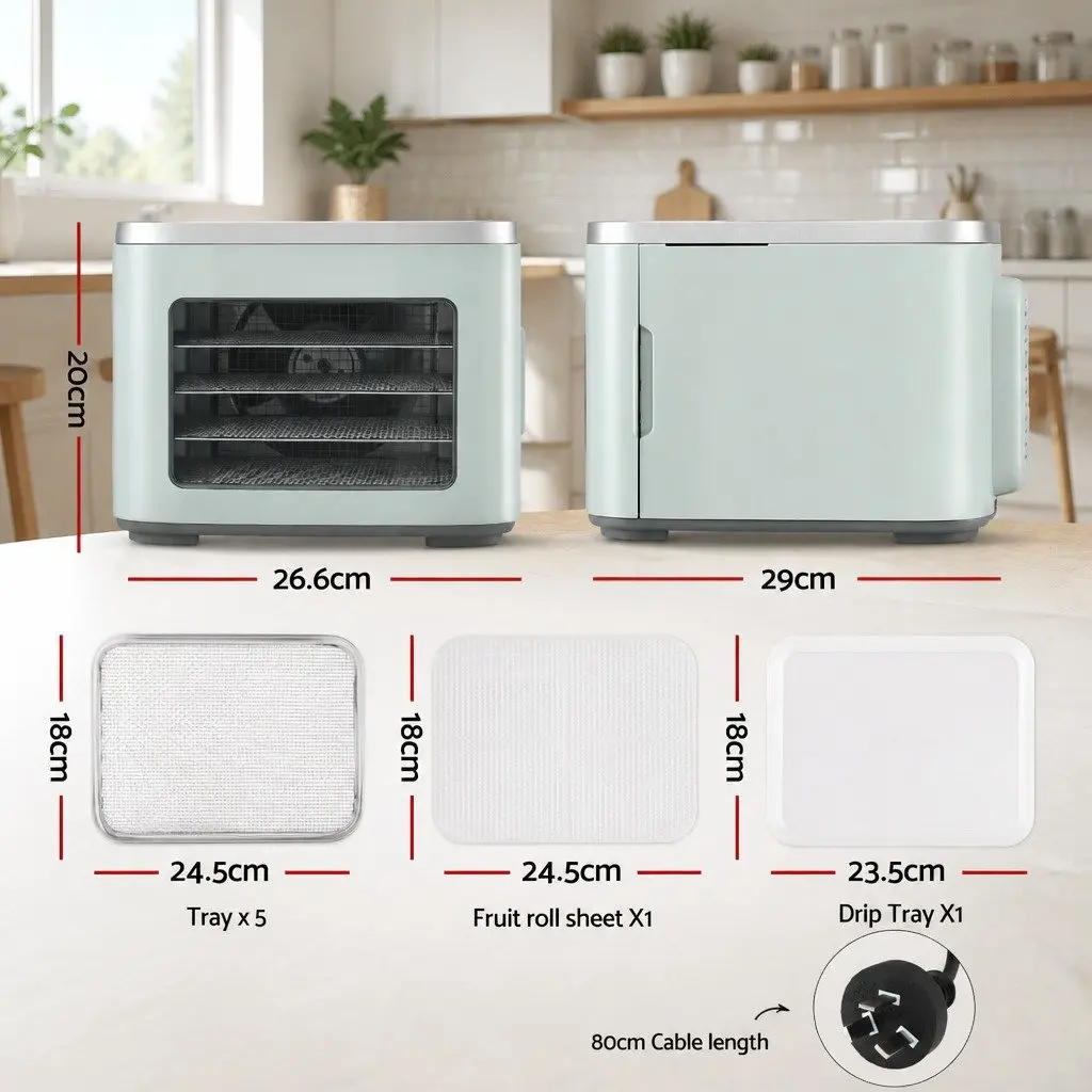 5 Tray Food Dehydrator Machine