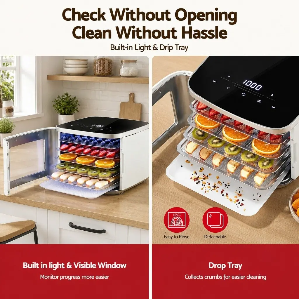 5 Tray Food Dehydrator Machine