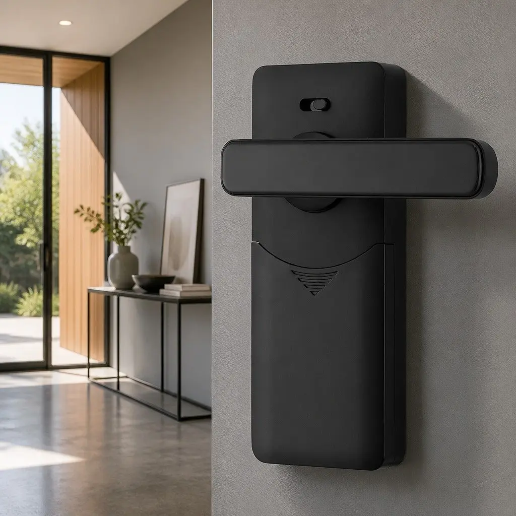 Fingerprint Door Lock Smart Home Electronic Security System Touchpad Black