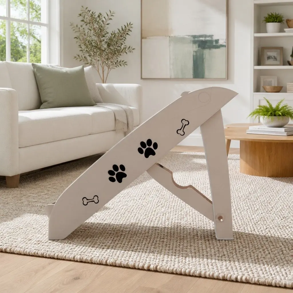 Beige Dog Ramp and Steps