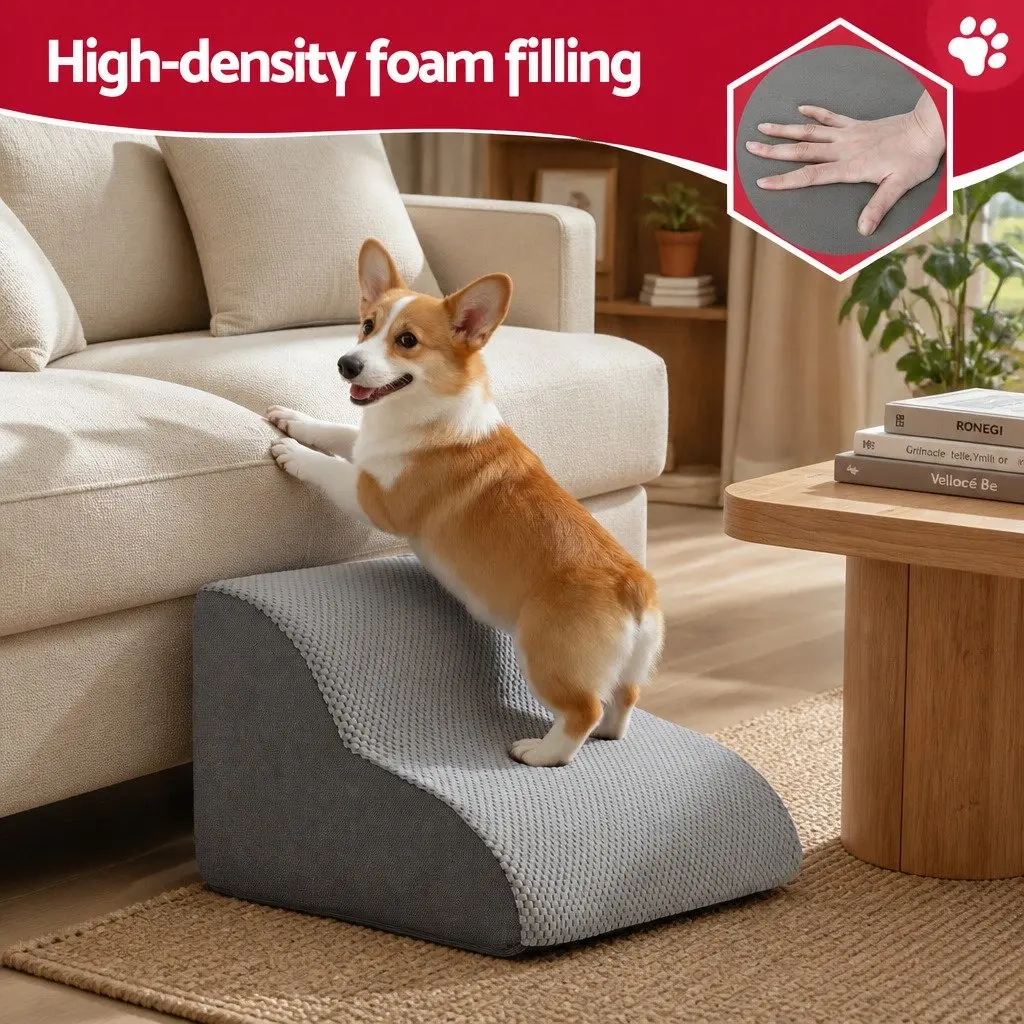 2-Step Dog Ramp for Small Dogs