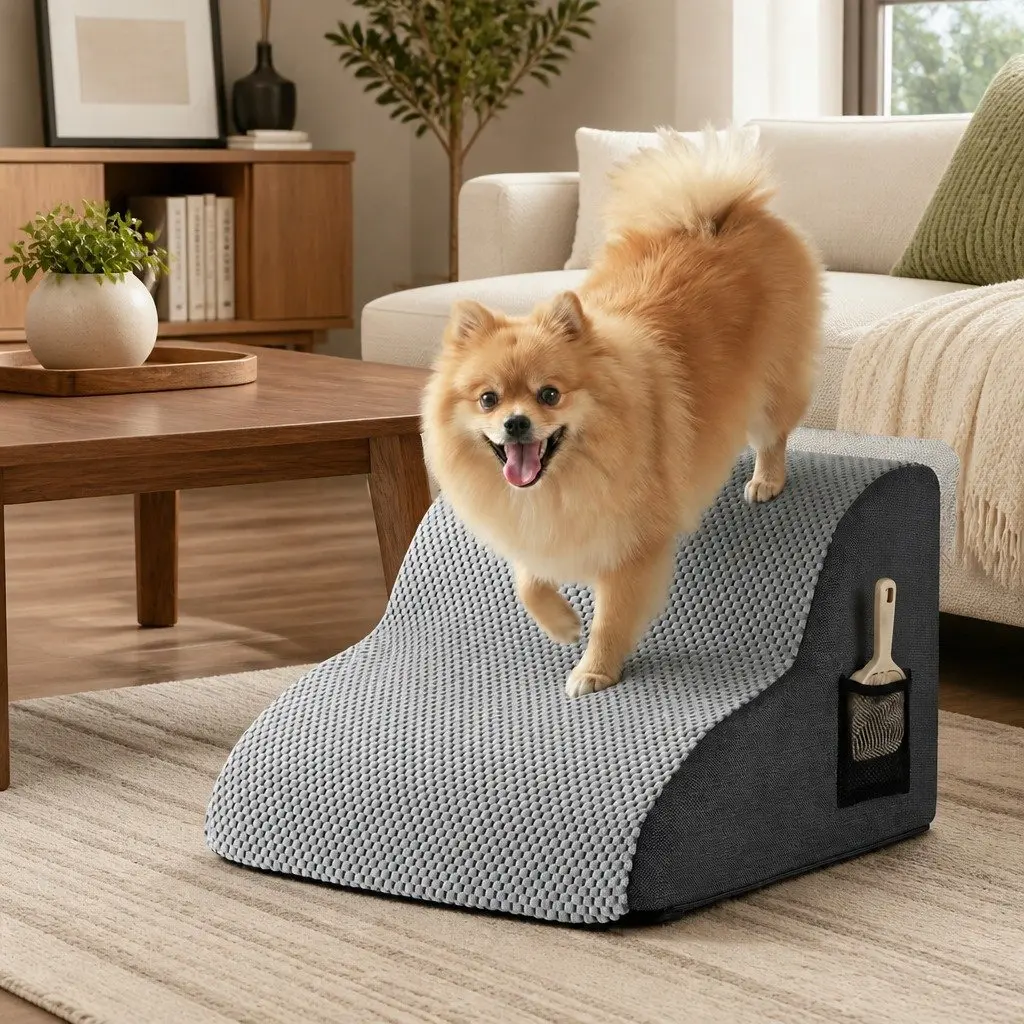 2-Step Dog Ramp for Small Dogs