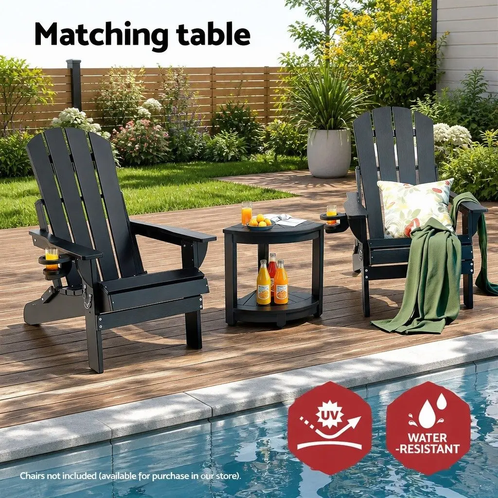 Corner Shower Stool Bench Side Table Waterproof Indoor Outdoor 46 x 32 x 43 cm