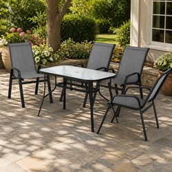 5 Piece Outdoor Dining Set Specifications and Details