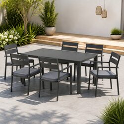 Specifications of 7 Piece Outdoor Dining Set with Table and Chairs