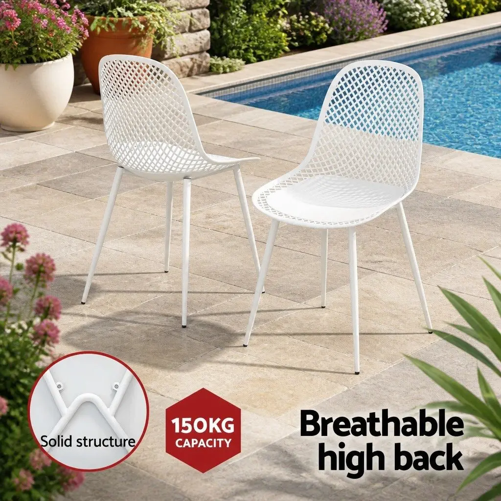 Outdoor Dining Set Patio Garden 5 Piece Table and Chairs