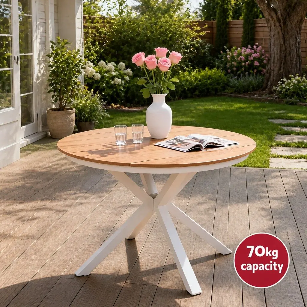 Outdoor Dining Set Patio Garden 5 Piece Table and Chairs