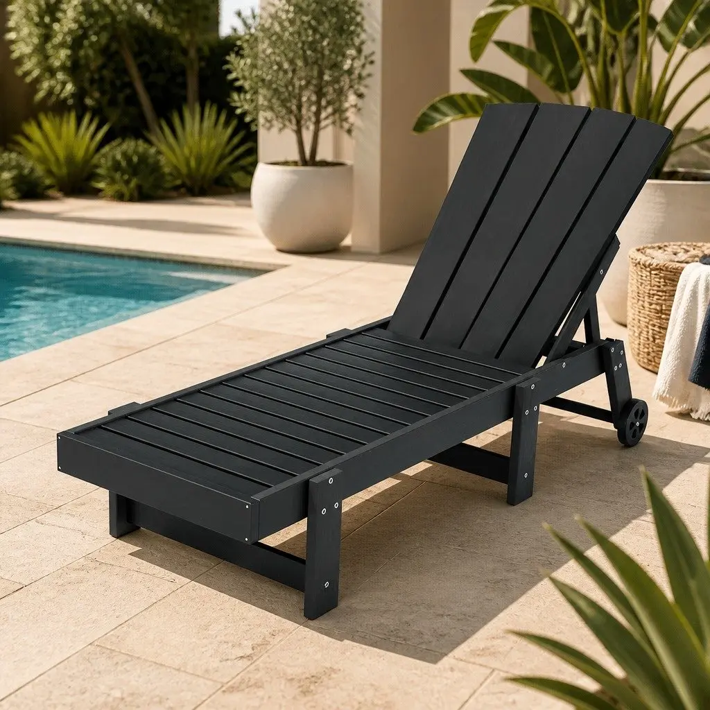 4-Position Adjustable Sun Lounger