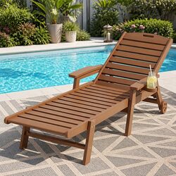 4-Position Adjustable Sun Lounge Chair Specifications