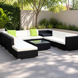 Specifications for 11 Piece Outdoor Wicker Sofa Set