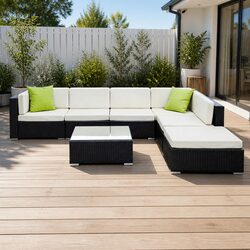 Specifications of 7-Piece Outdoor Wicker Sofa Set