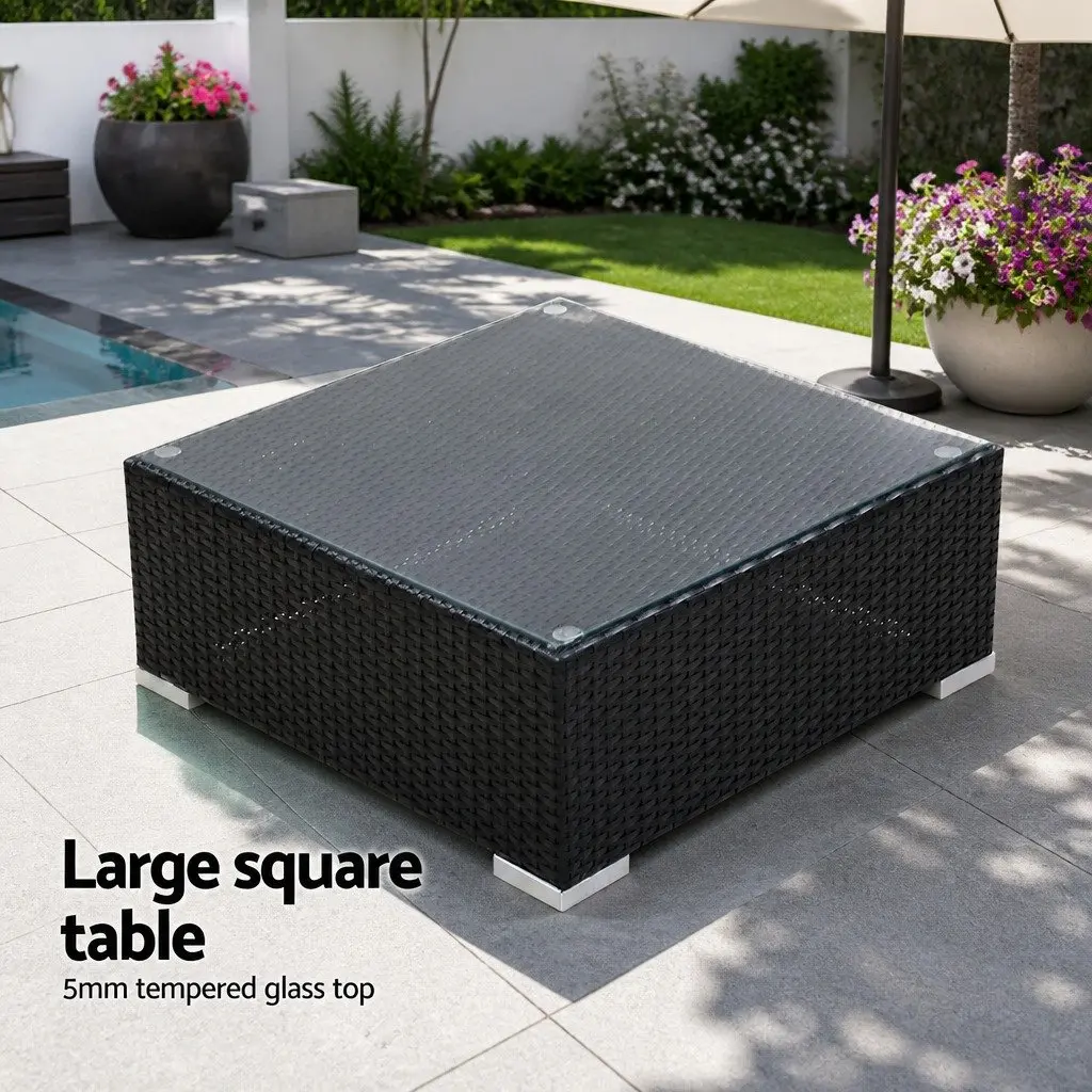 8-Piece Wicker Lounge Sofa Set