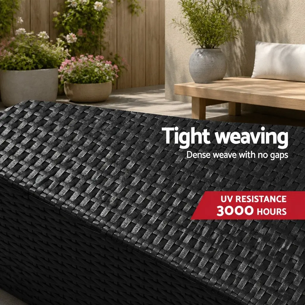 2PC Outdoor Lounge Chair Set