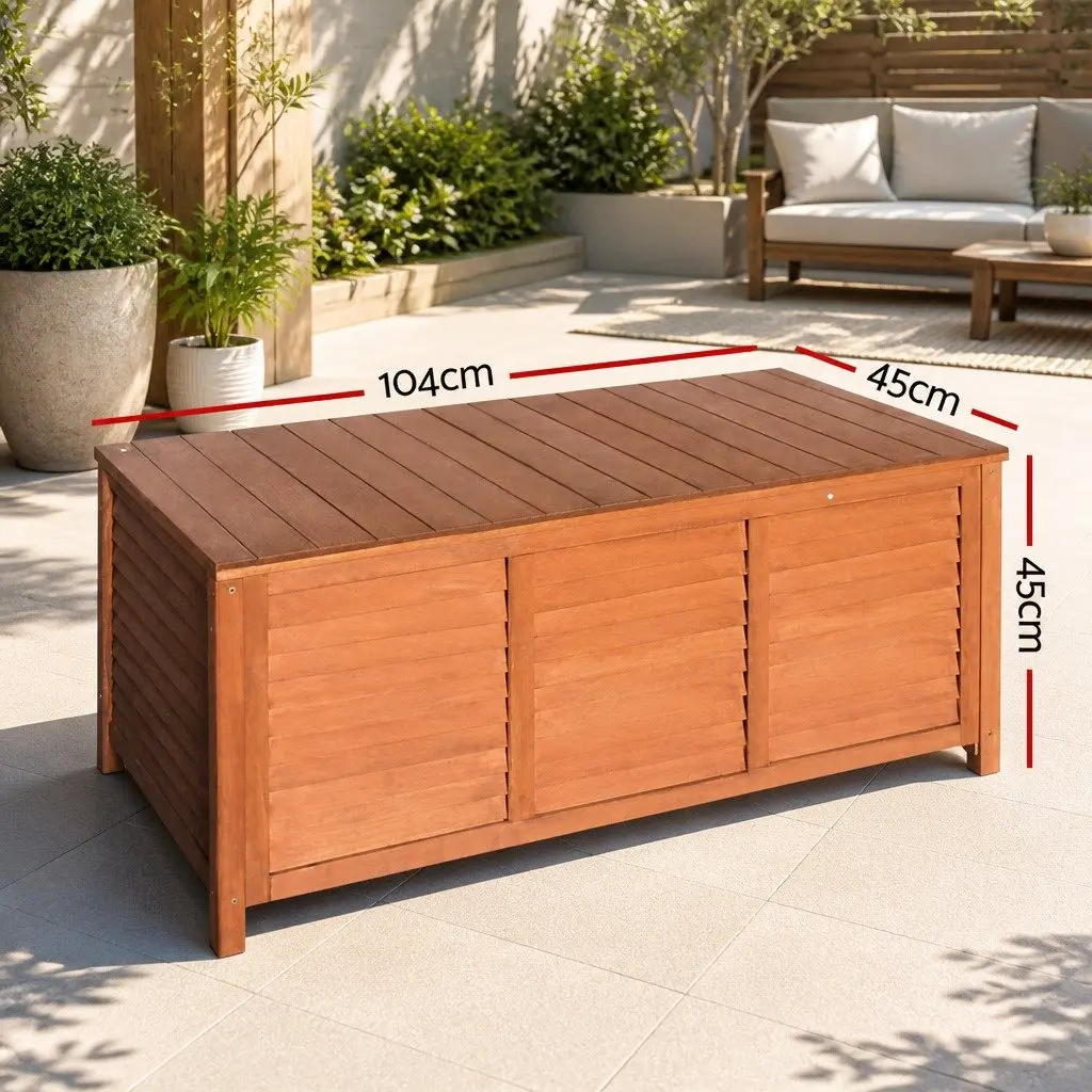 Outdoor Storage Bench Box for Patio Garden 210L Size