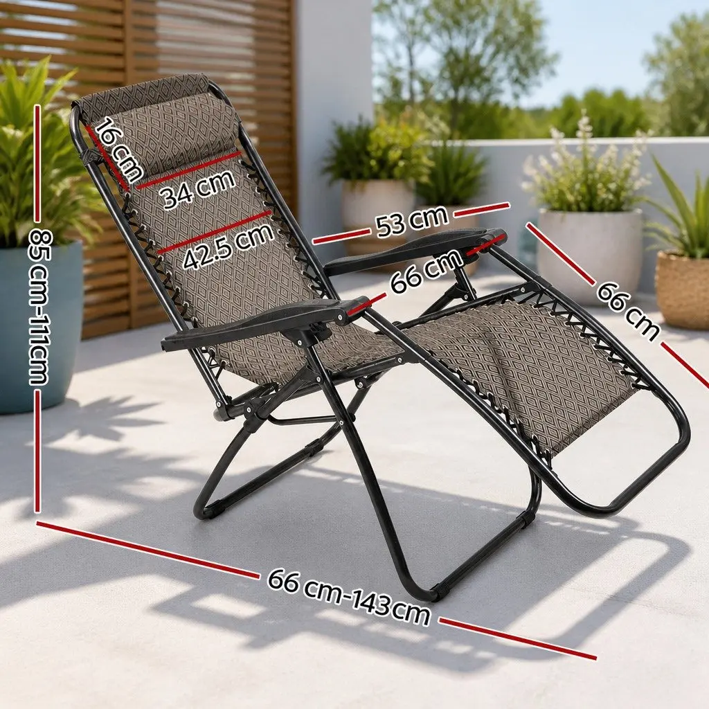 Zero Gravity Reclining Chair with Adjustable