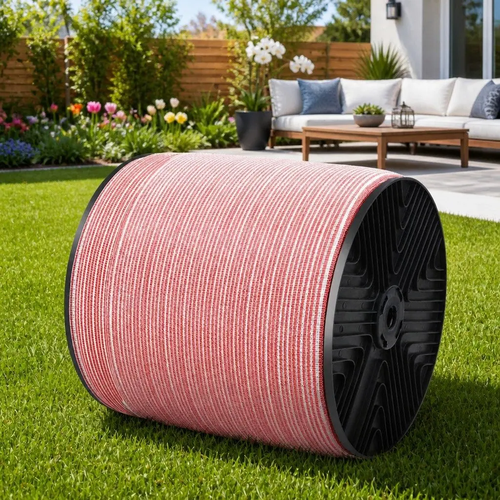 Electric Fence Poly Tape Use for Livestock and Horse Fencing 2000M 12mm Red White